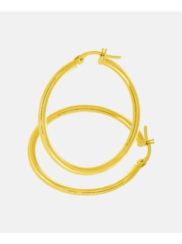 Vanlere Creolen aus 375 Gelbgold