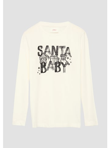 s.Oliver T-Shirt in 0210_ecru