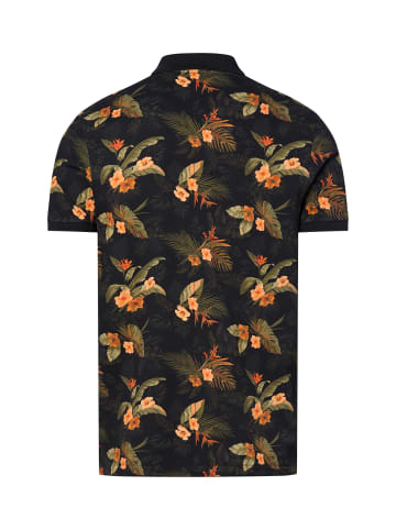 Nils Sundström Poloshirt in schwarz grün - 0002