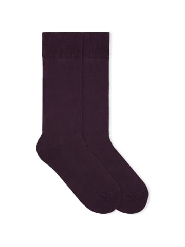 von Jungfeld Classic Socken Herbstfarben in Plum Purple
