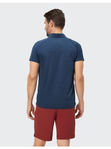 Joy Sportswear Poloshirt IVO in dark ink melange