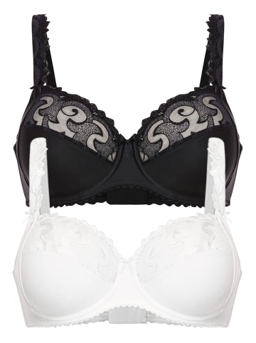Felina 2er Pack Bügel BH in schwarz weiss
