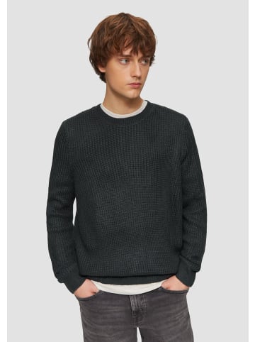 QS Strickpullover langarm in Blau