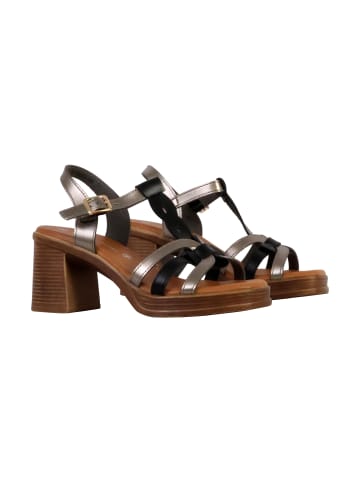 Divine Factory Sandalen mit Absatz Schwarz