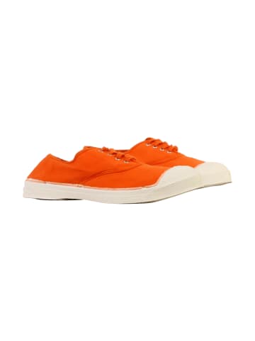 Bensimon Tennis mit Schnürsenkeln Orange