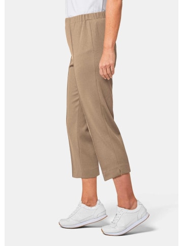GOLDNER Trageangenehme 7/8-Rippenhose in sand