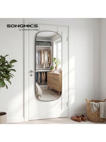 SONGMICS Spiegel Aileas in Schwarz - (B)47 x (H)120 x (T)1.2 cm