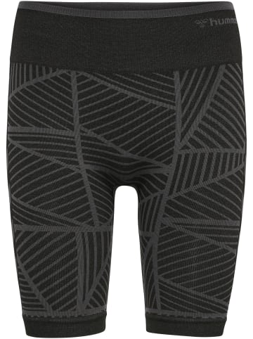 Hummel Enge Shorts Hmlmt Energy Seamless Mw Shorts in BLACK/ASPHALT MELANGE