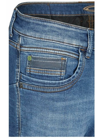 Camel Active Slim Fit Jeans für Herren in dunkel-blau