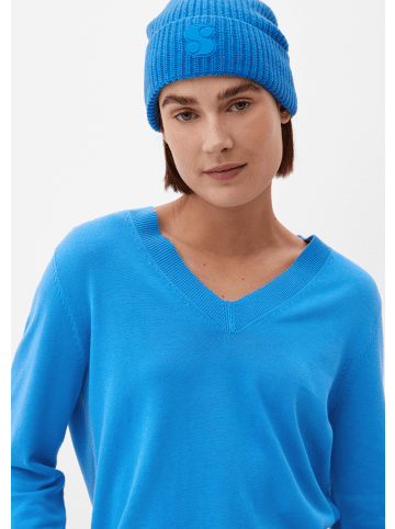 s.Oliver Strickpullover langarm in Blau