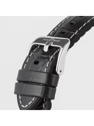 Jacques Lemans Herrenuhr Chronograph Liverpool Schwarz/Blau