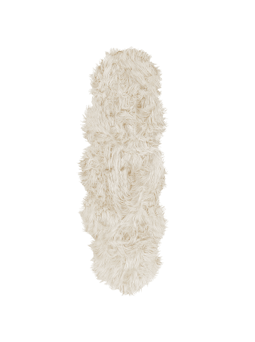 Beliani Schaffell MAMUNGARI in Beige - (W) 60 x (H) 6 x (L) 180 cm