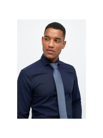 Eterna Langarmhemd in dunkelblau