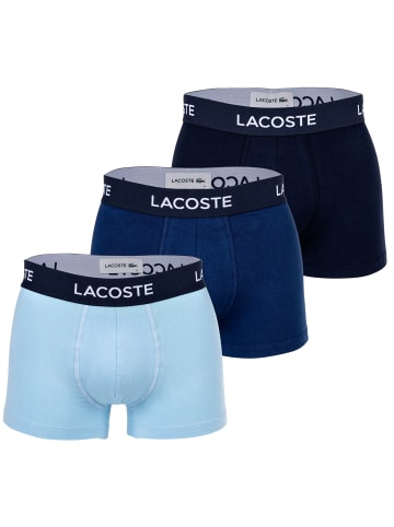 Lacoste Boxershort 3er Pack in Dunkelblau/Hellblau