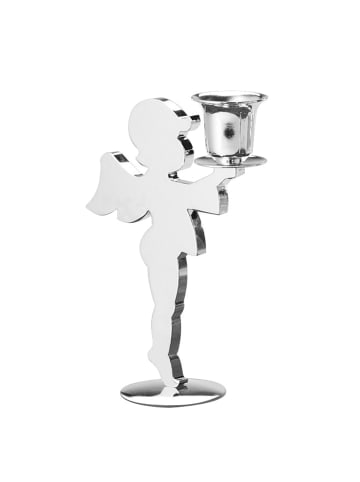 Fink Kerzenhalter Mini Holydolly silberfarben - (H) 12,5 cm
