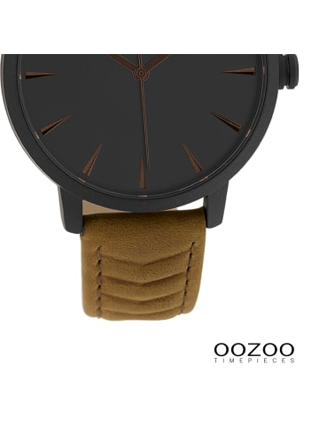 Oozoo Analog-Armbanduhr Oozoo Timepieces braun groß (ca. 40mm)