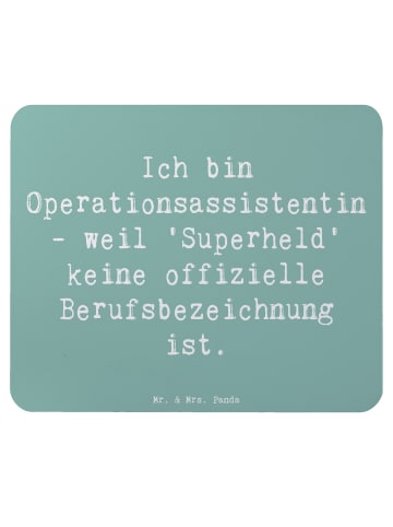 Mr. & Mrs. Panda Mousepad Spruch Operationsassistentin Heldin mi... in Meeresbrise