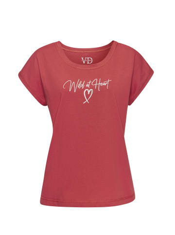VIVANCE DREAMS Pyjamaoberteil in rot