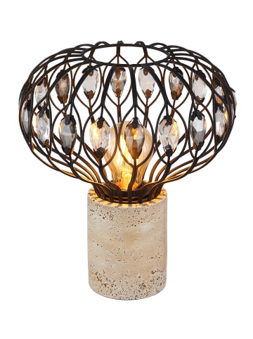 Globo lighting Tischleuchte "DORTHY" in brown