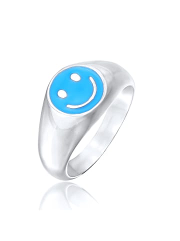 KUZZOI Ring für Herren in silber