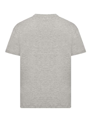 F4NT4STIC T-Shirt Soccer Vibes Sport Fan in grau meliert