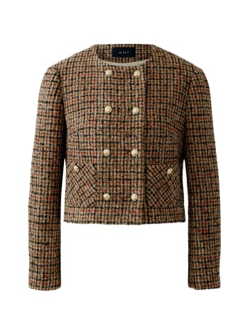 Oui Jacke in dk camel black