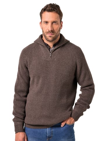 JP1880 Pullover in erdbraun