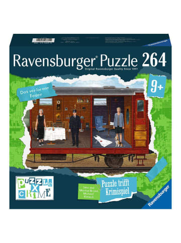 Ravensburger Rätsel Puzzle 264 Teile Puzzle X Crime: Das verlorene Feuer Ab 9 Jahre in bunt
