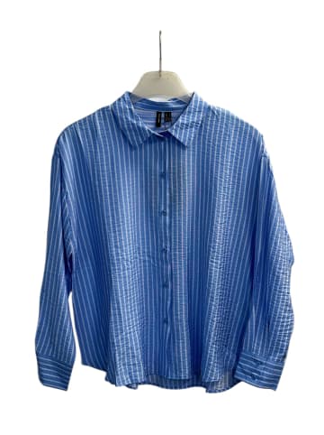 Vero Moda VMKAJA Langarmshirt in Vista Blue