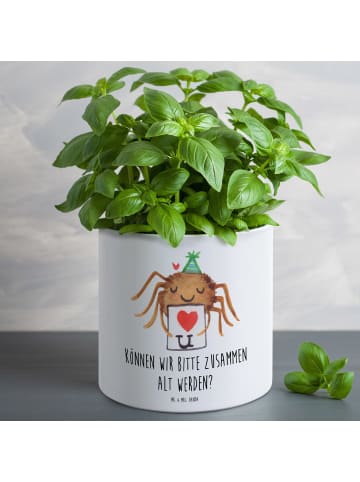 Mr. & Mrs. Panda Pflanztopf Spinne Agathe Brief mit Spruch in Weiß
