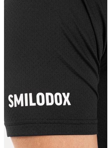 SMILODOX T-Shirt Basic Davren in Schwarz