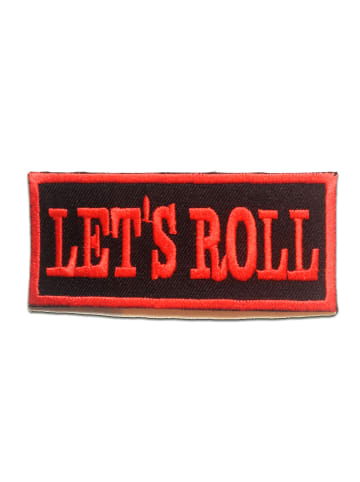Catch the Patch Let'S Roll RockApplikation Bügelbild inRot