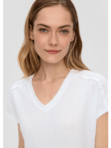 s.Oliver T-Shirt ärmellos in Weiß