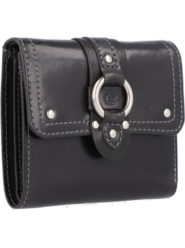 Esquire Denver Geldbörse RFID Leder 10,5 cm in schwarz