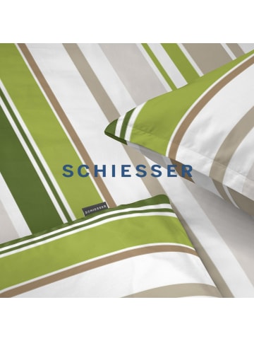 Schiesser Renforcé-Bettwäsche-Set Jade in Grün