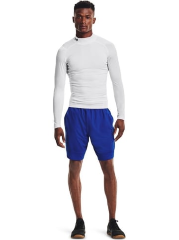 Under Armour Longsleeve "HeatGear Mock Langarm-Oberteil" in Weiß