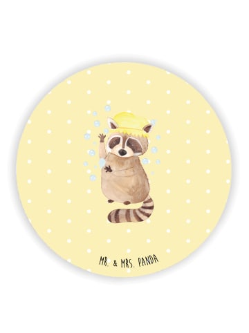 Mr. & Mrs. Panda magnet Waschbär ohne Spruch in Gelb Pastell