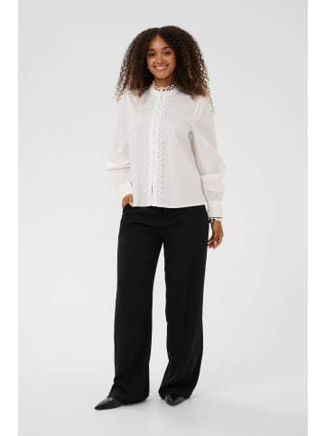 Cream Langarm-Hemd CRSunnia Regular fit in Snow White