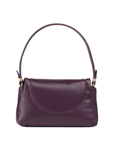 DuDu Melville Schultertasche Leder 29 cm deep purple