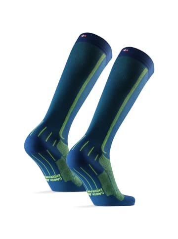 DANISH ENDURANCE Socken Compression in blue/neon yellow