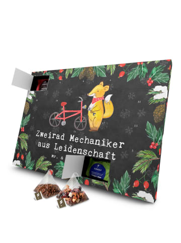 Mr. & Mrs. Panda Advents-Teekalender Zweirad Mechaniker Leidensc... in Kreidetafel