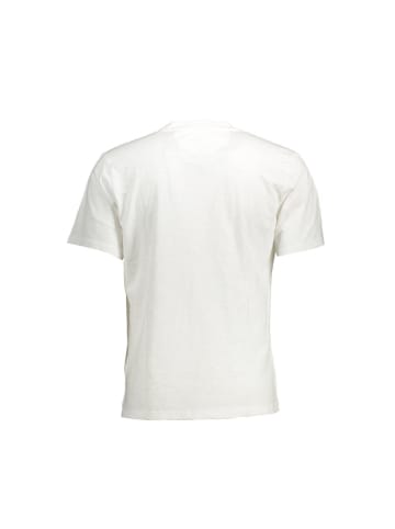 La Martina Weißes Baumwoll-T-Shirt