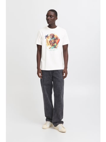 BLEND Rundhalsshirt BHJESSY in Weiß