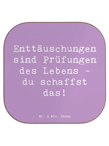 Mr. & Mrs. Panda Tassenuntersetzer Spruch Mit Enttäuschungen umg... in Lavendeltraum