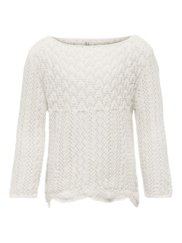 KIDS ONLY Strickpullover in Cloud Dancer