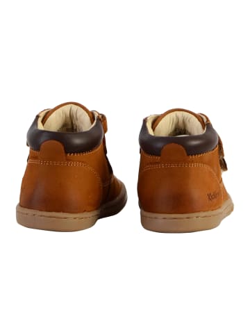 Kickers A Scratch Sneaker aus Leder für Kinder von Tackeasy Braun