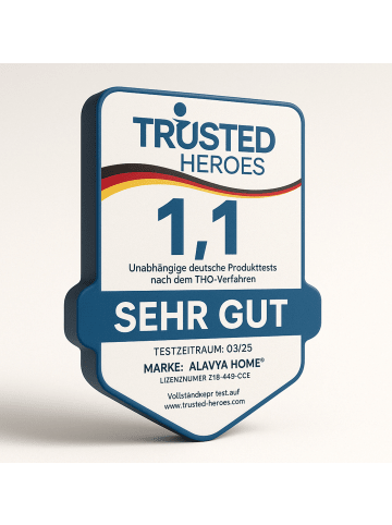 ALAVYA HOME Babymatratze 60 x 120 cm COZY Weiß - ohne Spannbettlaken