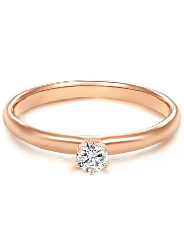 Trilani Ring Sterling Silber Zirkonia in roségold
