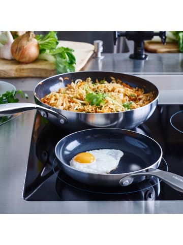 GREENPAN Bratpfanne Geneva 18cm in silber