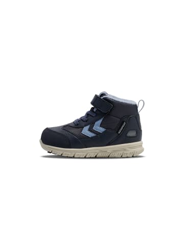 Hummel Klettverschluss Stiefel Crosslite Winter Lebensstil Kinder in OMBRE BLUE